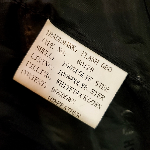 FLASH GEO Down Jacket - Size S/P - Barely Worn - Picture 8 of 10
